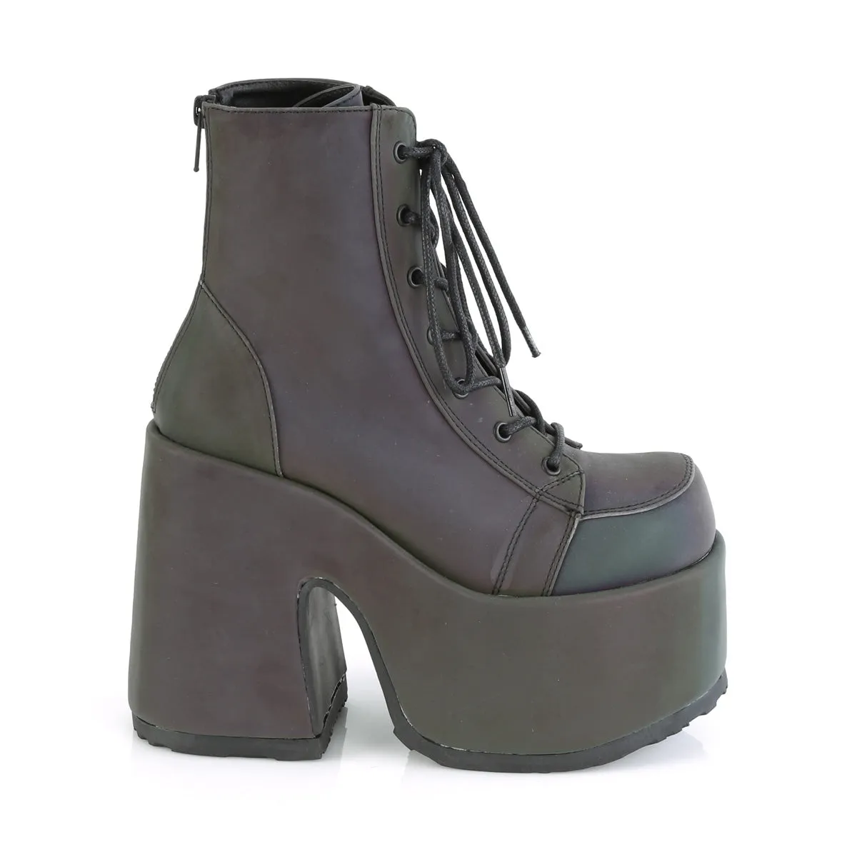 3 Inch Heel CAMEL-203 Green Reflective