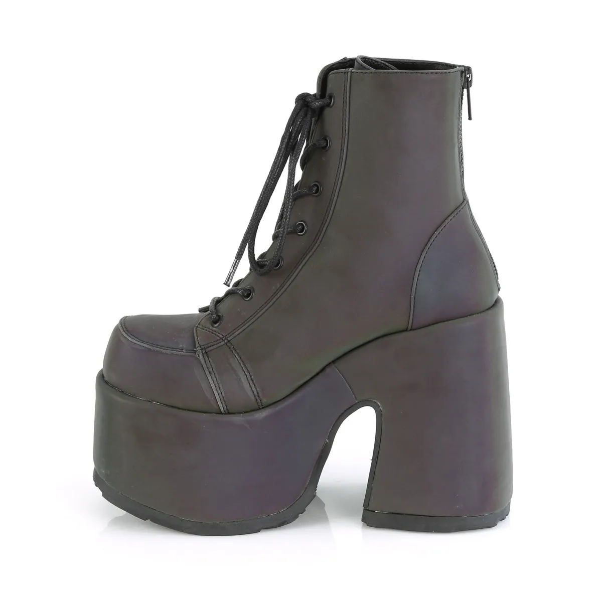 3 Inch Heel CAMEL-203 Green Reflective