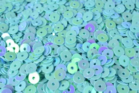 3/4mm Turquoise Shiny Iridescent Sequins Sheen Round Sequins/Loose Paillettes, Wholesale Sequins,Shimmering Sequin Apparel,Shoe Decor