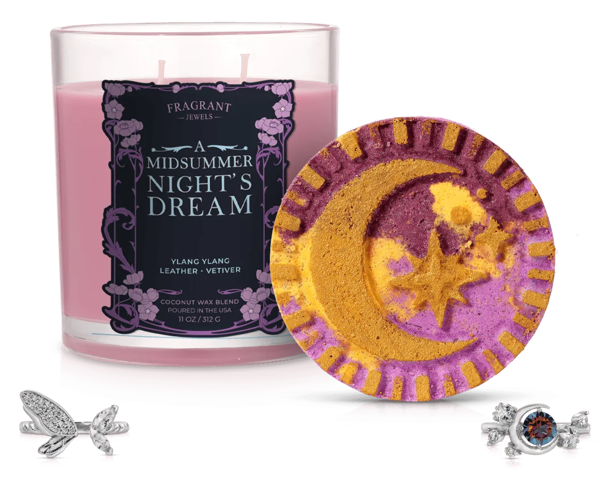 A Midsummer Night's Dream - Candle and Bath Bomb Set