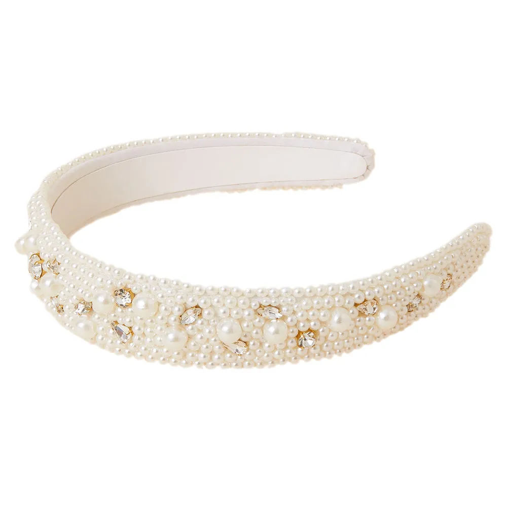 Accessorize London Women's Pearl And Gem Headband