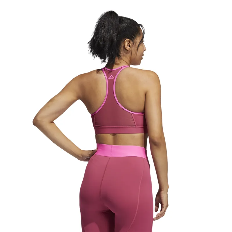 adidas Dont Rest Sports Bra - Womens - Wild Pink/Real Magenta