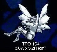 Amy Brown Glamour Fairy Sterling Silver Jewelry Pendant TPD164