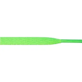 Athletic Flat 5/16 - Neon Green (12 Pair Pack) Shoelaces