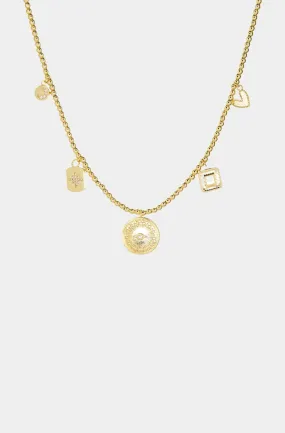 Ball Chain Charm Necklace