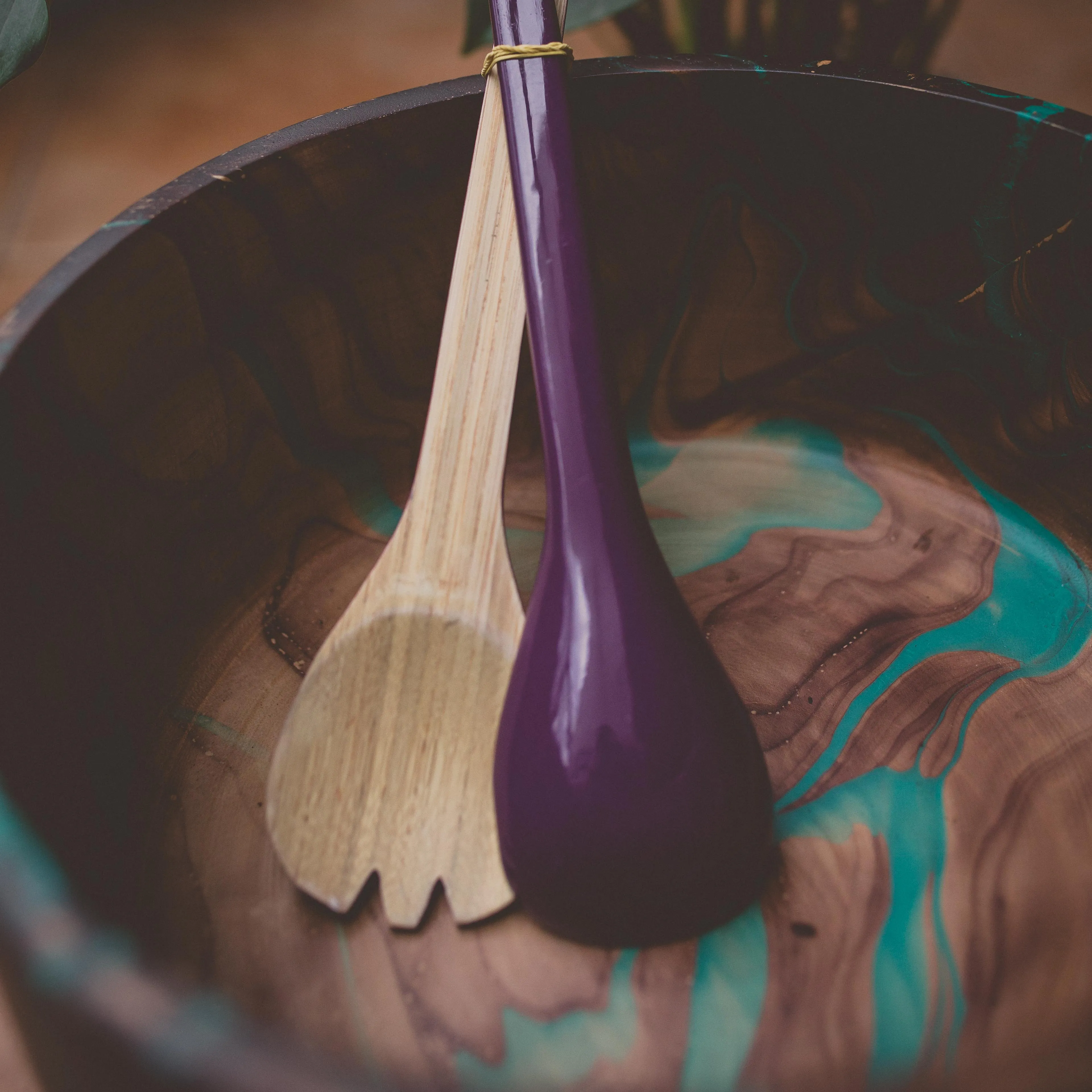 Bamboo Salad Tongs