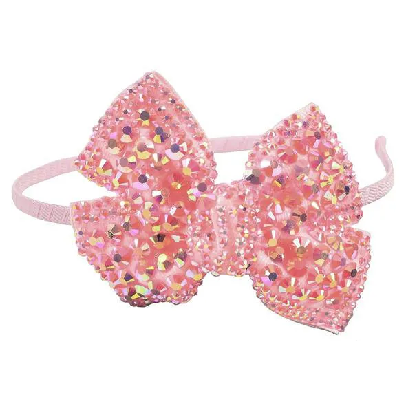 Bejeweled Bow Headband