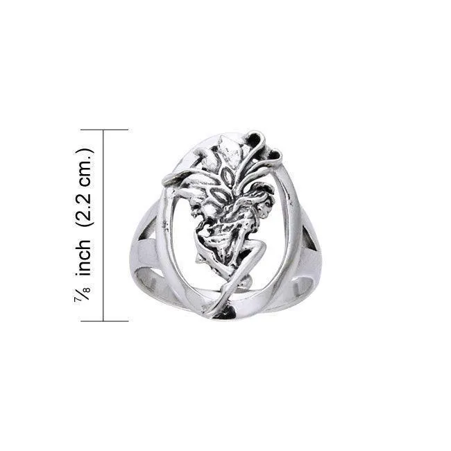 Birth of Magic Fairy Silver Ring TRI528