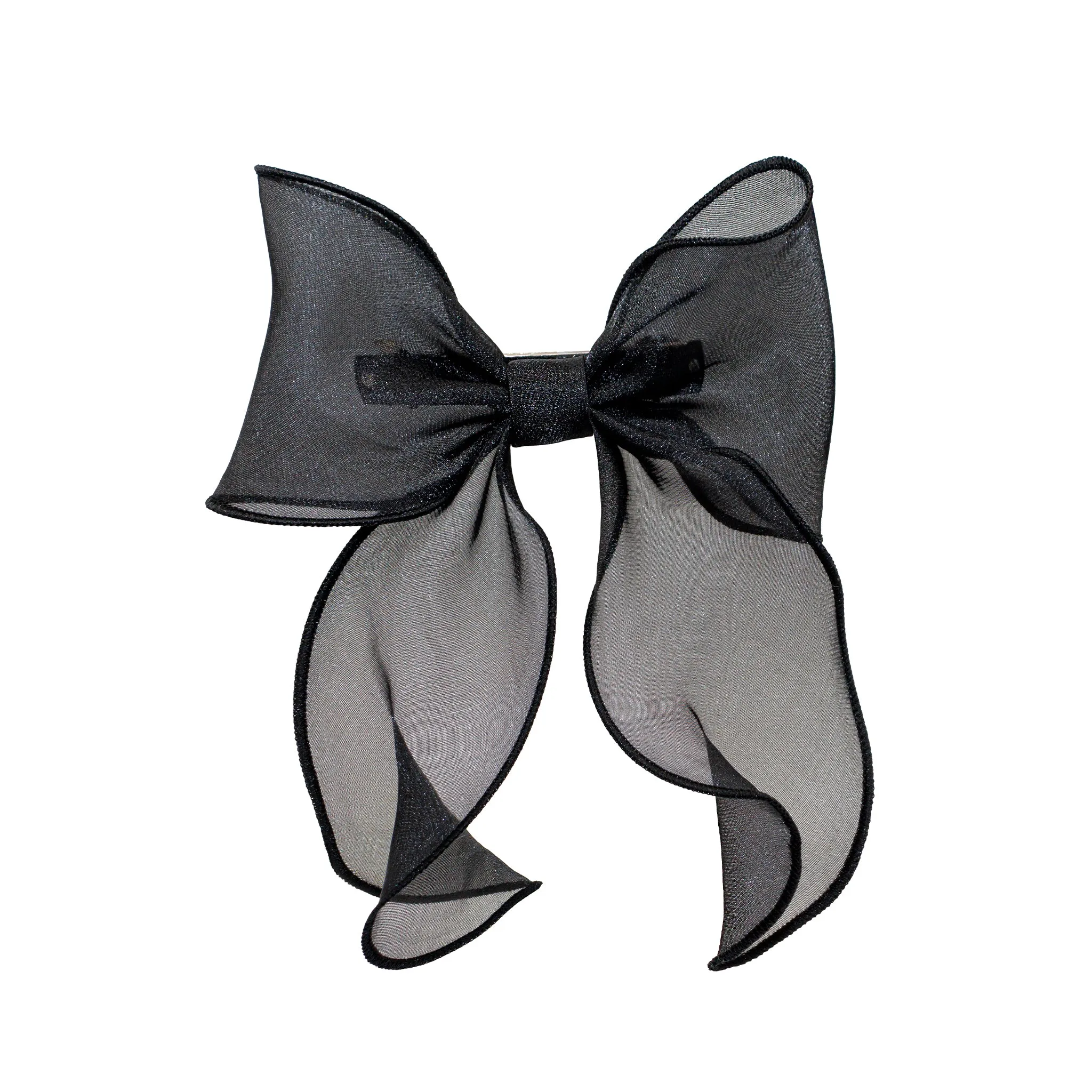 Bow Barrette in Dusk