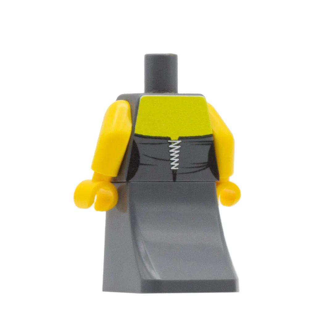 Bridesmaid Wrapped Dress with Necklace (Various Colours) - Custom Design Minifigure Outfit