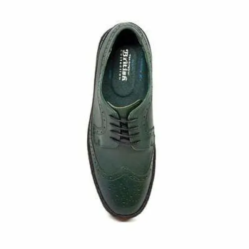 British Walkers Wingtip Low Cut Men's Hunter Green Leather