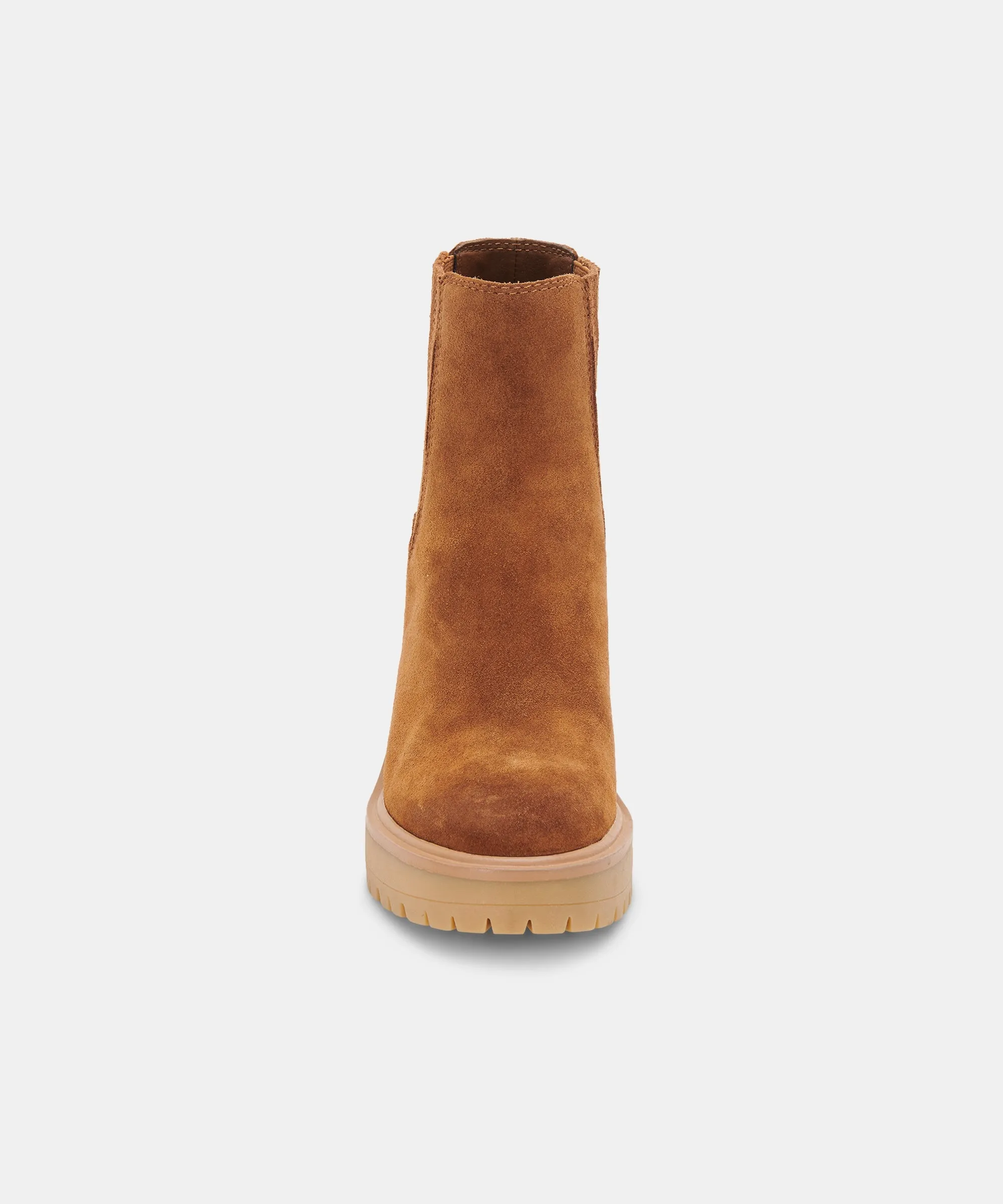 CASTER H2O BOOTIES CAMEL SUEDE re:vita