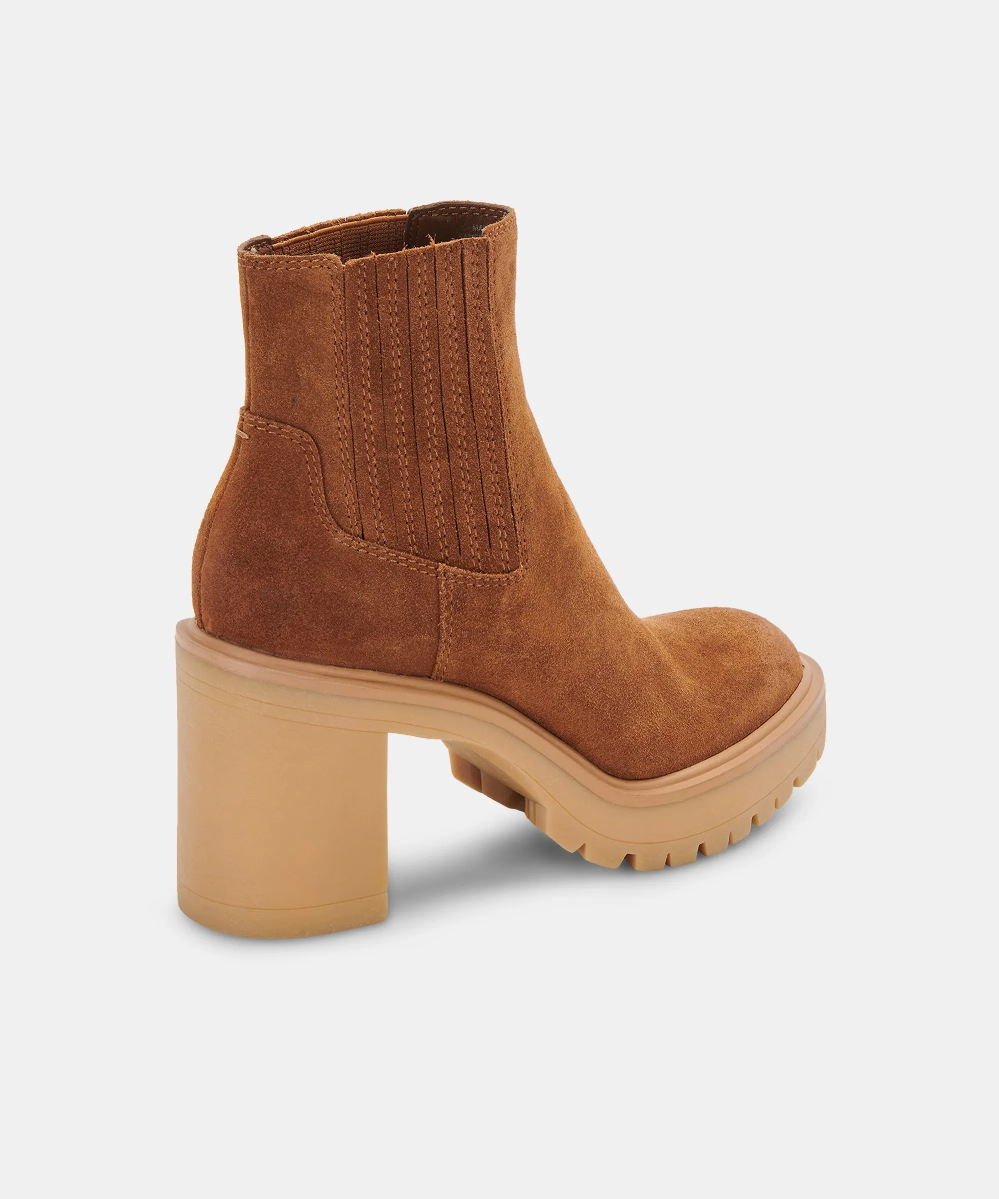 CASTER H2O BOOTIES CAMEL SUEDE re:vita