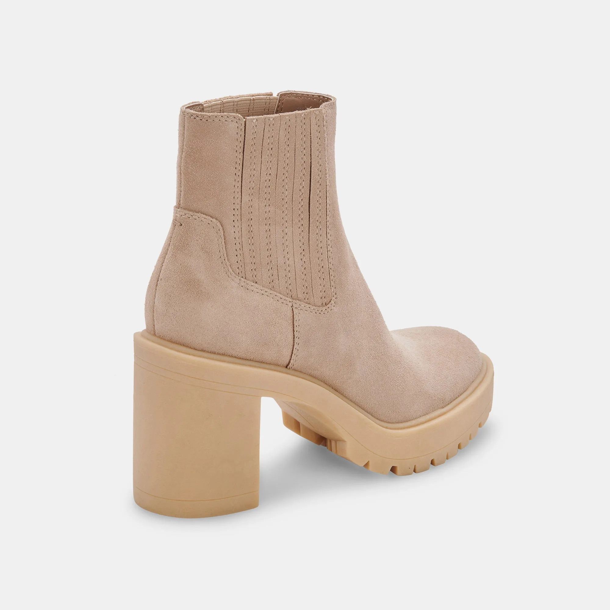 CASTER H2O WIDE BOOTIES DUNE SUEDE - re:vita