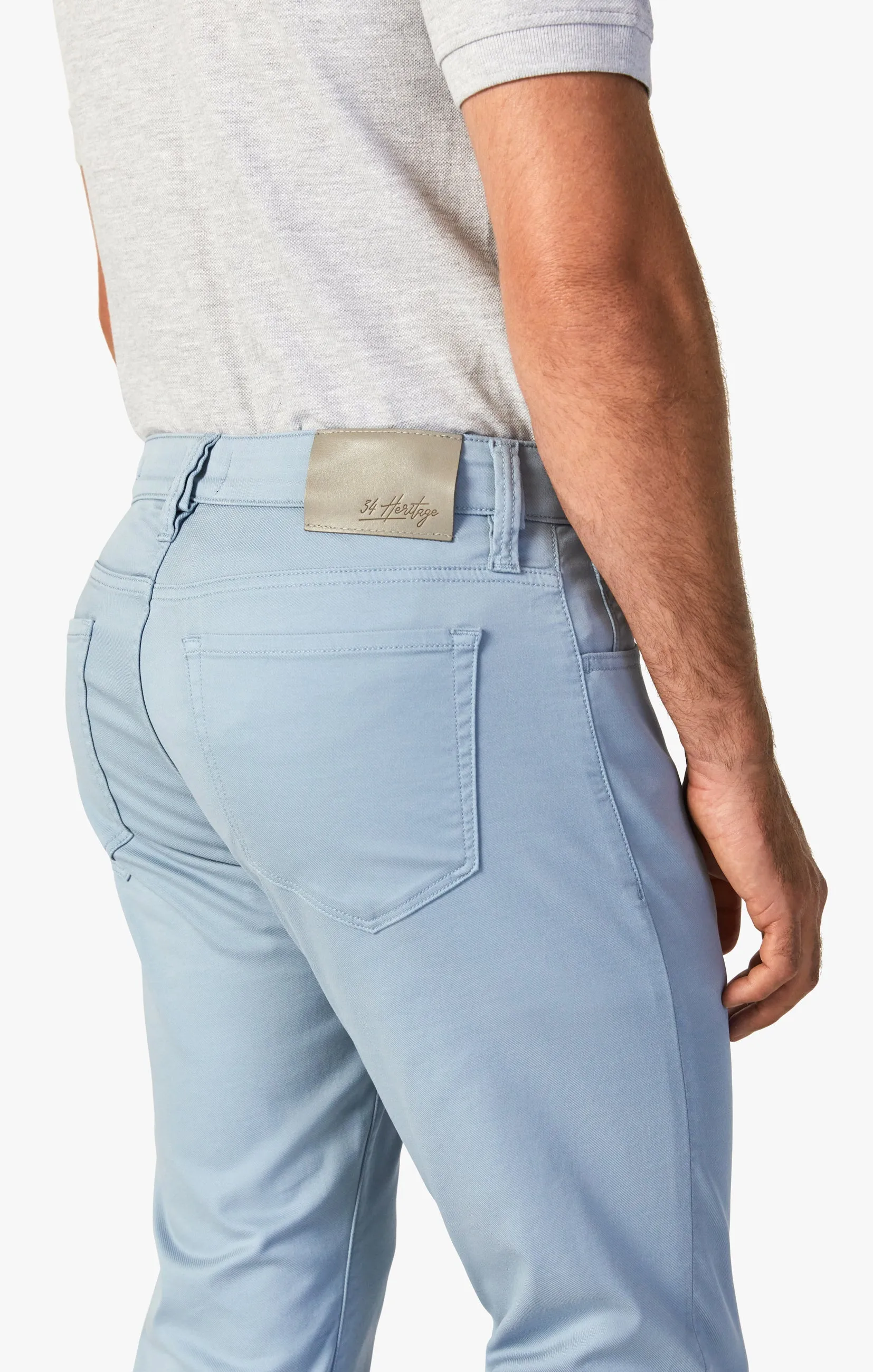 Charisma Relaxed Straight Pants In French Blue Summer Coolmax