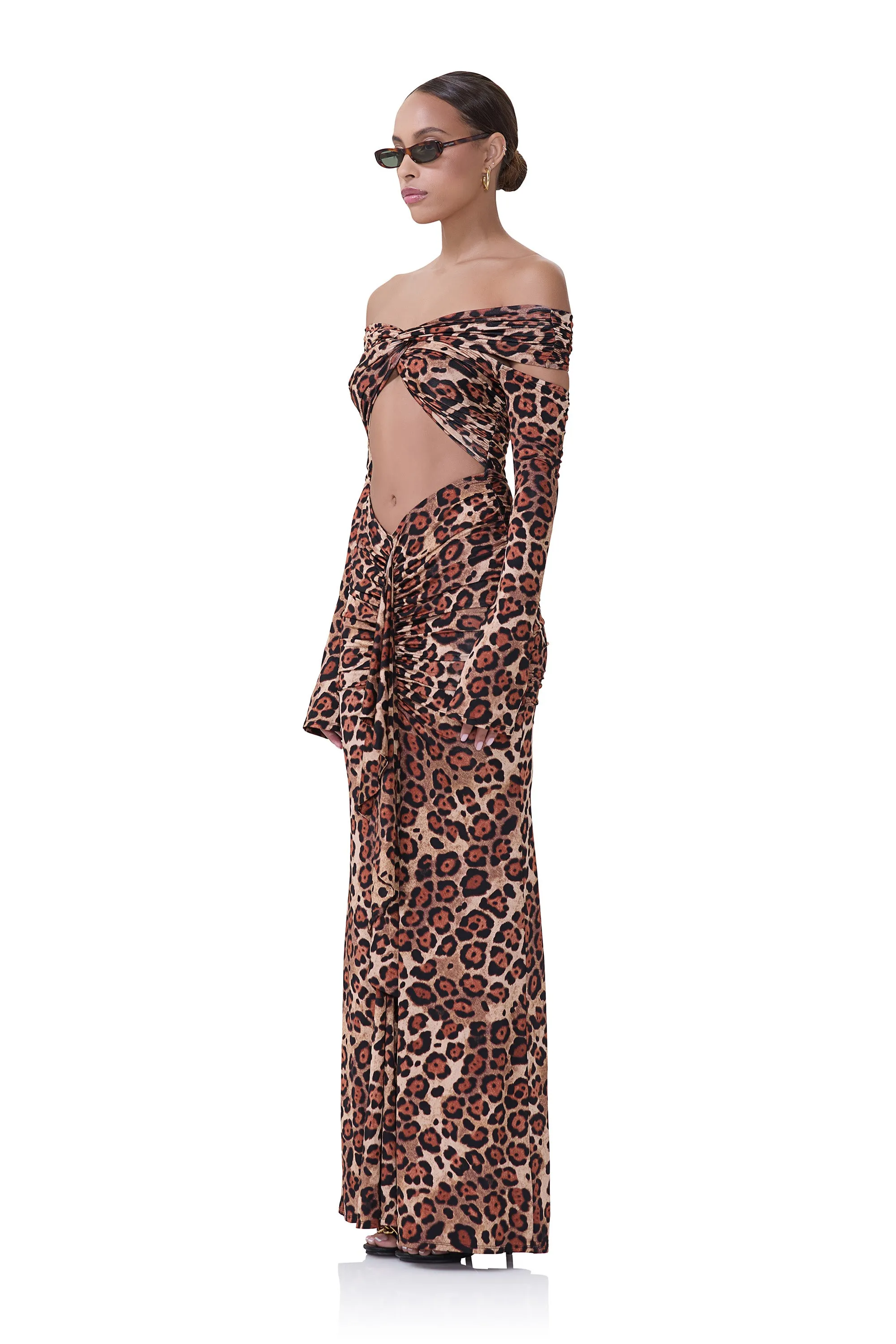 Chester Dress - Cocoa Leopard