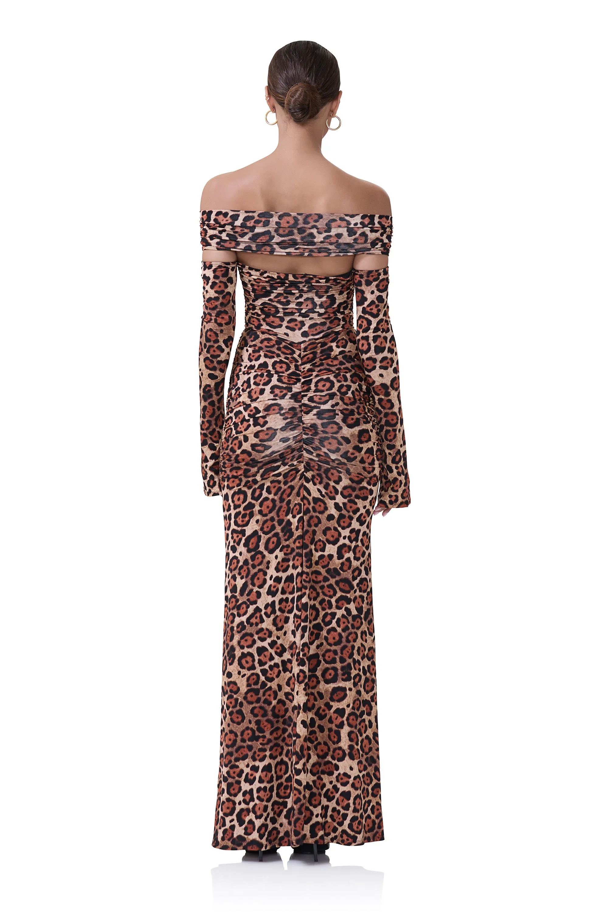 Chester Dress - Cocoa Leopard