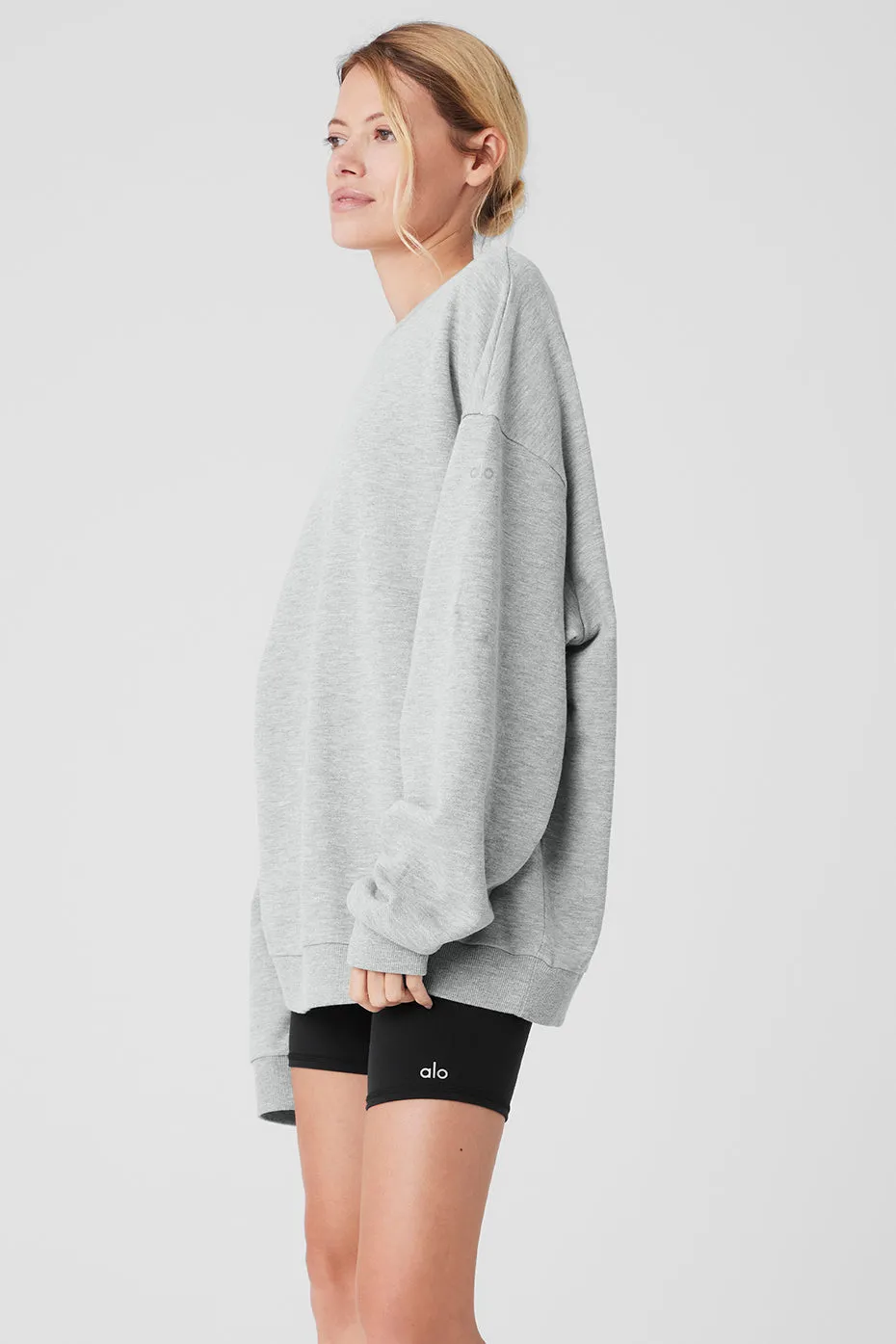 Chill Crew Neck Pullover - Athletic Heather Grey