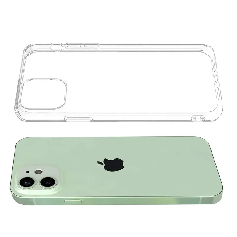 Crystal Clear Hard Back Anti-Yellowing Phone Case For Apple iPhone 12