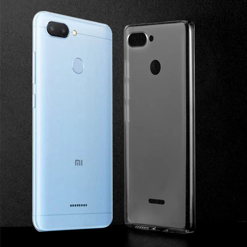 Crystal Clear Hard Back Anti-Yellowing Phone Case For Redmi 6