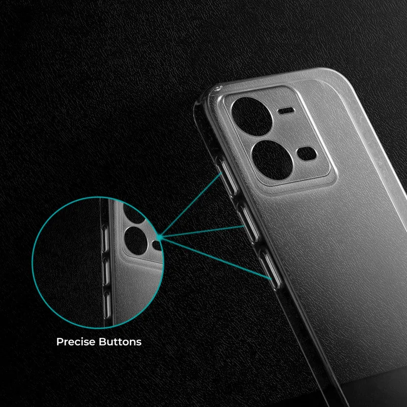 Crystal Clear Hard Back Anti-Yellowing Phone Case For Vivo V25 5G