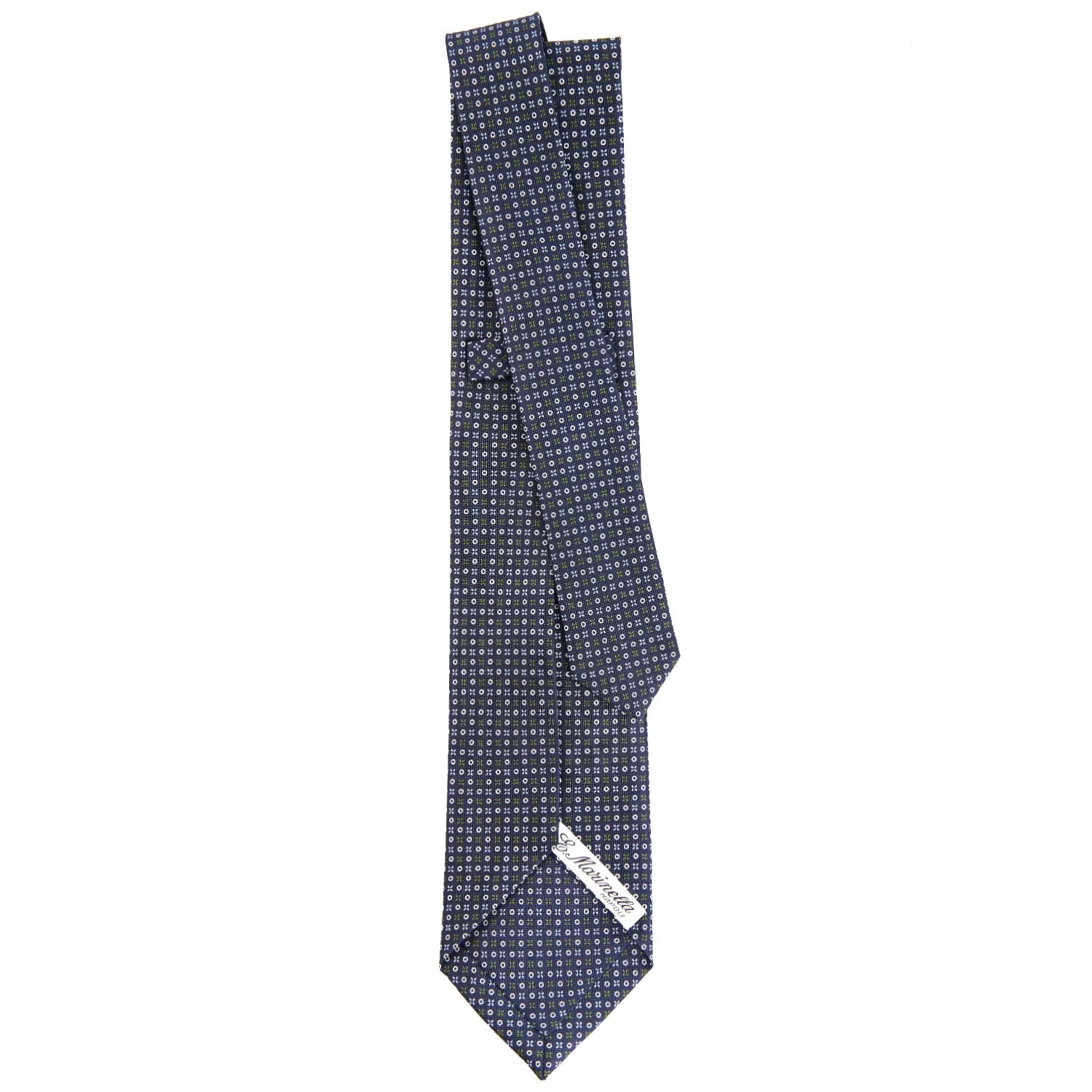 DARK BLUE 5 FOLD SARTORIAL SILK TIE