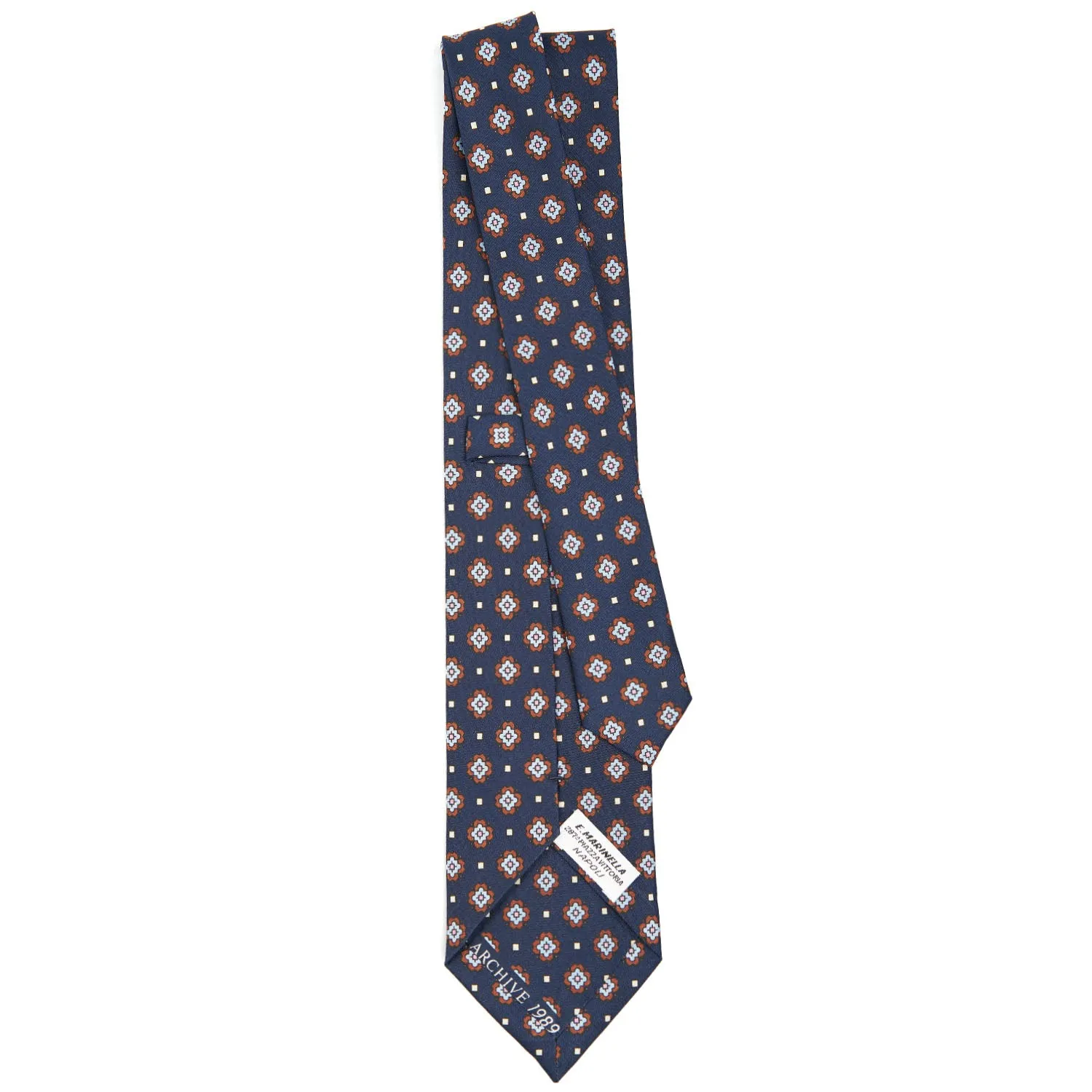 DARK BLUE SILK TIE