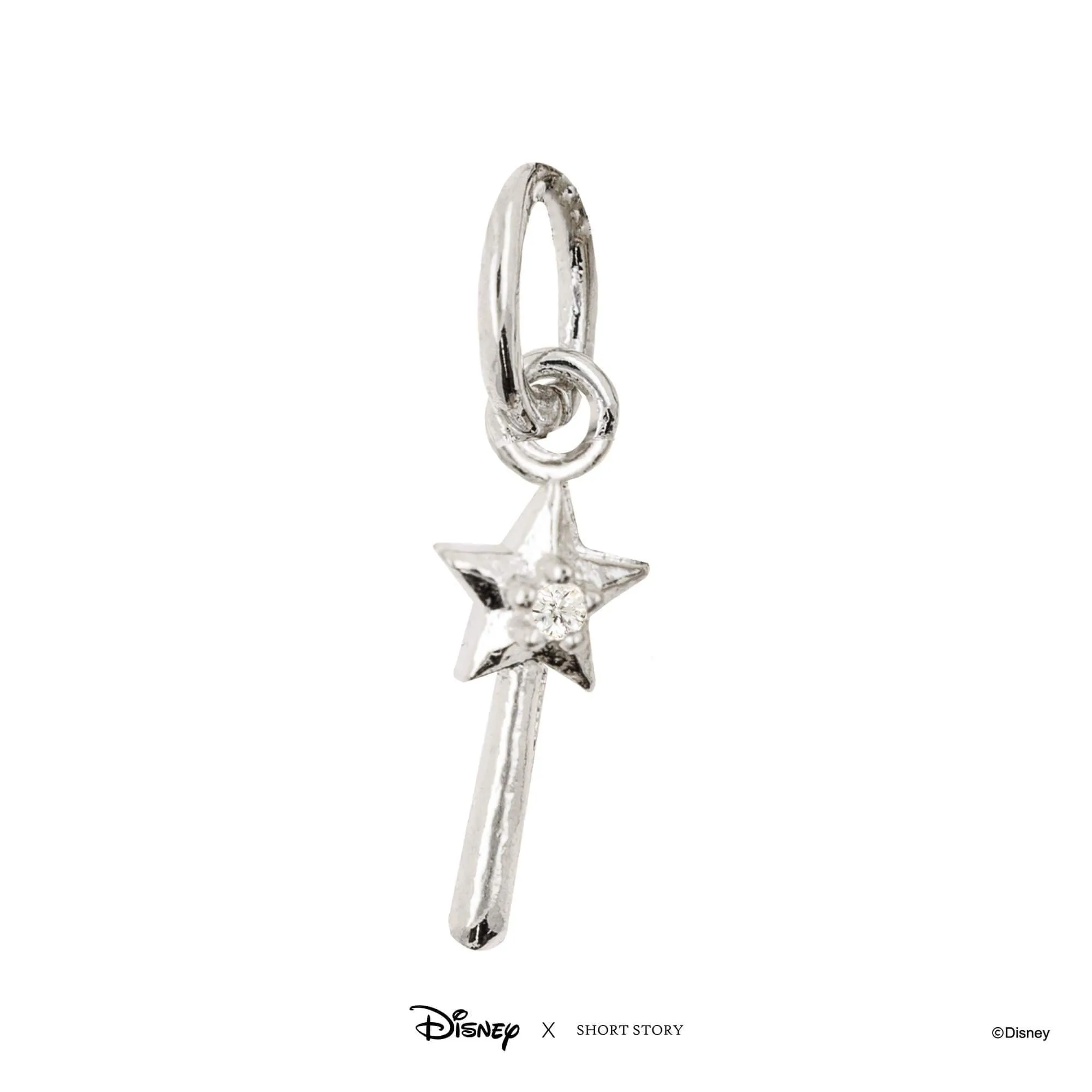 Disney Necklace Charm Diamante Wand