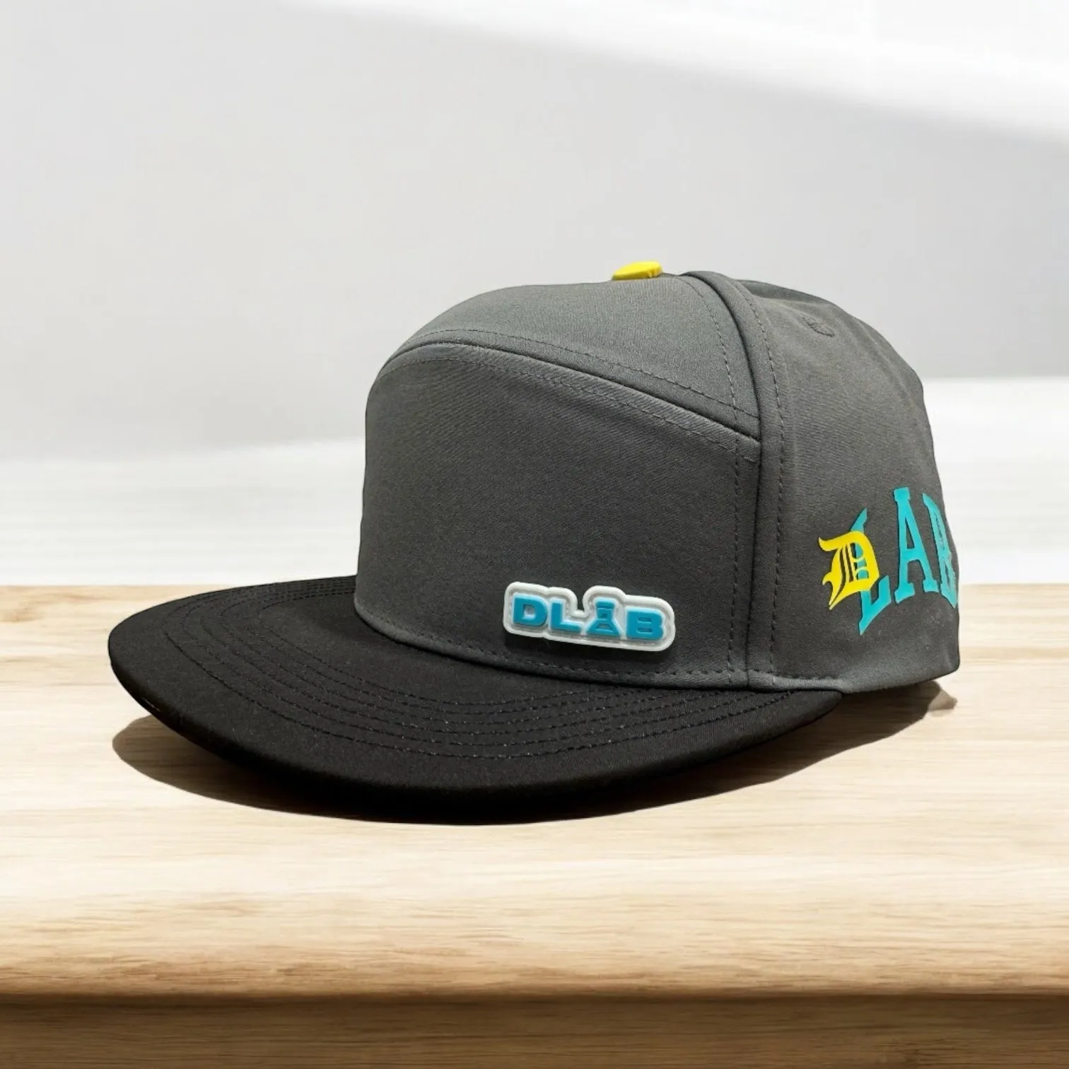 DLAB WaterProof Hybrid 5 Panel SnapBack Gray/Black