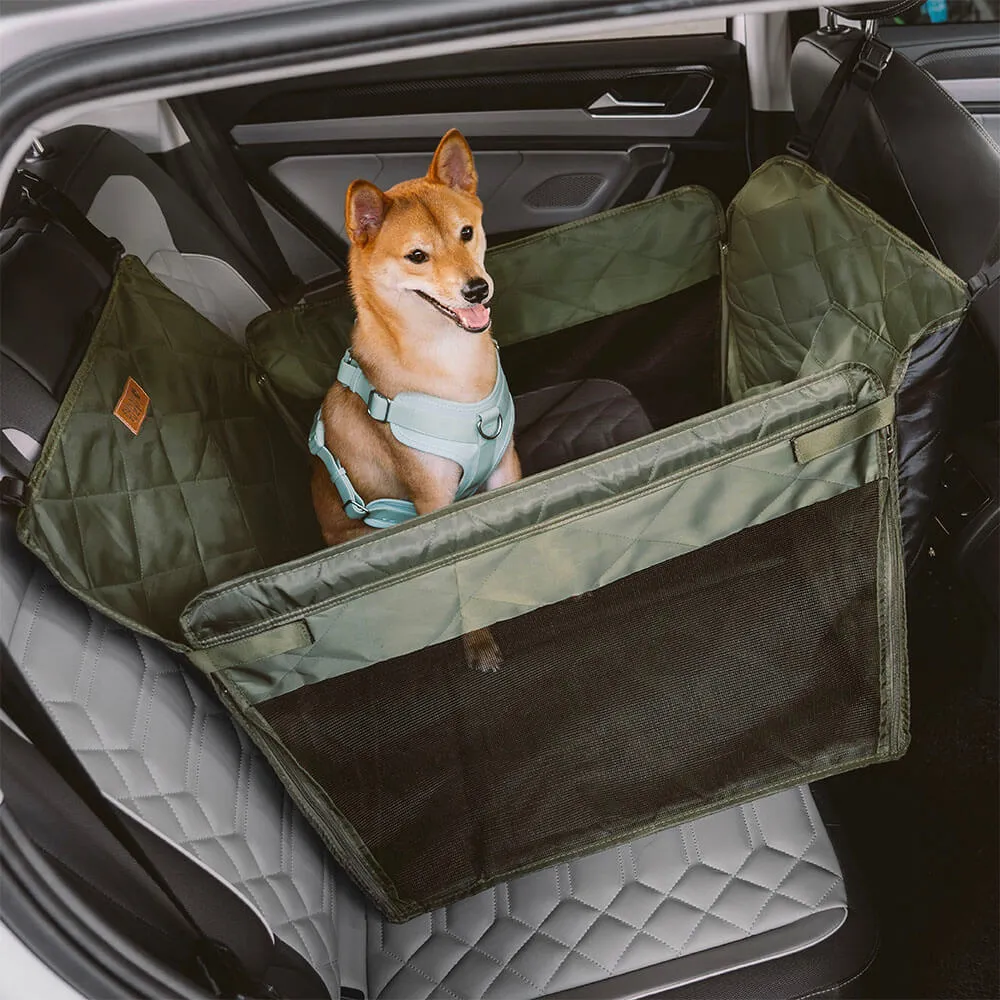 Extra Stable Travel Waterproof Dog Car Back Seat Extender