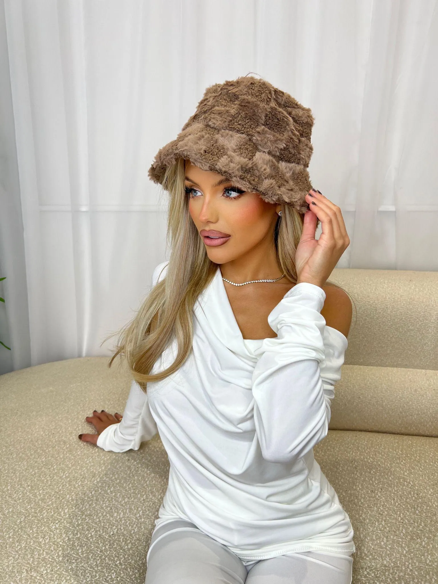 Faux Fur Bucket Hat