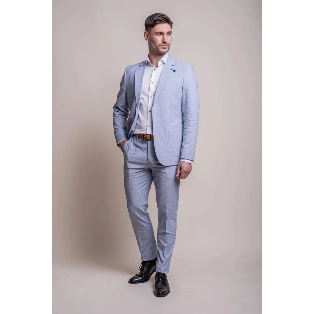 Fredrik - Men's Light Blue Summer Blazer