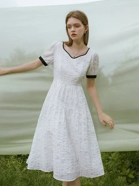 French Dress, Elegant Cotton