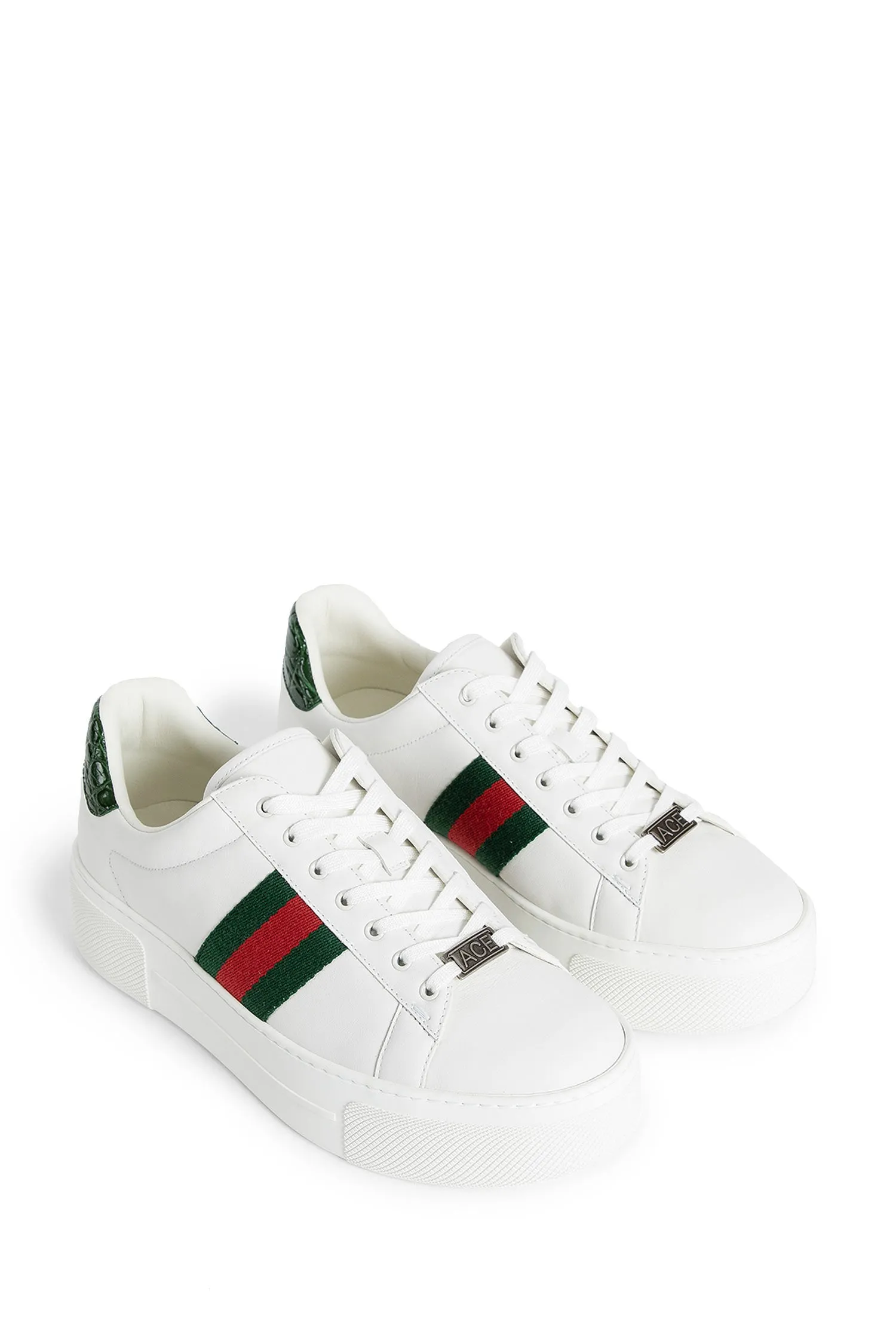 GUCCI WOMAN WHITE SNEAKERS