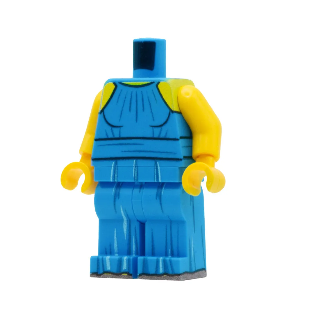 Halterneck Jumpsuit Dress (Various Colours) - Custom Design Minifigure Outfit