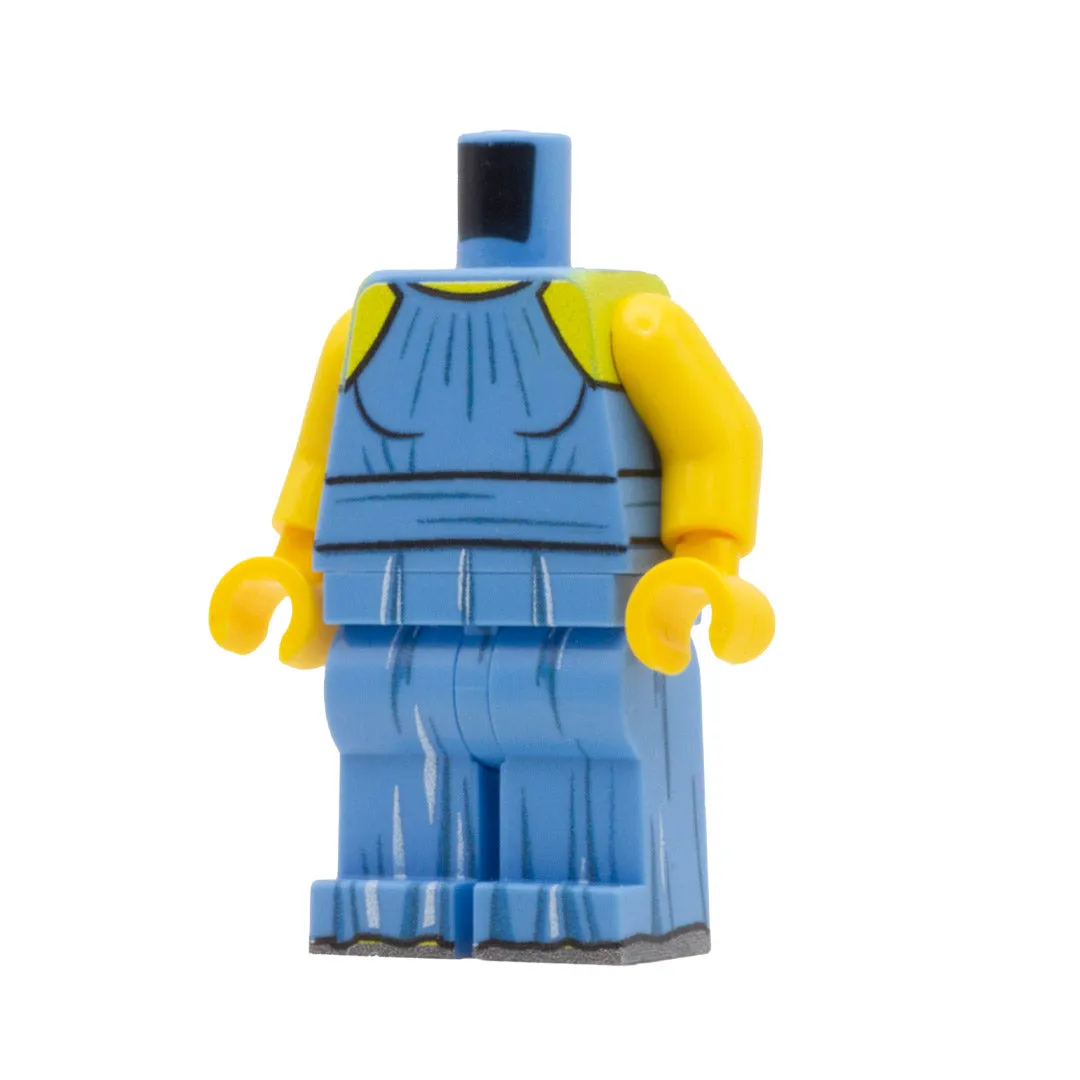 Halterneck Jumpsuit Dress (Various Colours) - Custom Design Minifigure Outfit