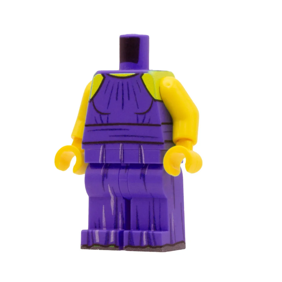 Halterneck Jumpsuit Dress (Various Colours) - Custom Design Minifigure Outfit