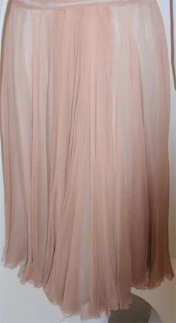 HELEN ROSE Beige Silk Chiffon Cocktaiil Dress