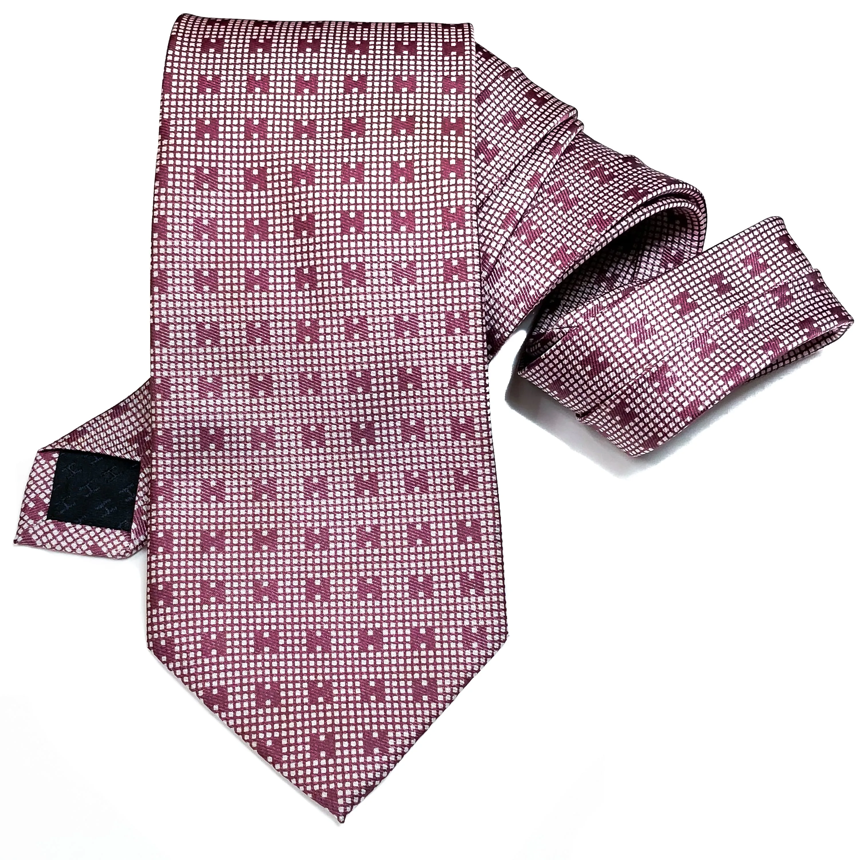 Hermes Silk Necktie 7930 MA Faconnee "H"