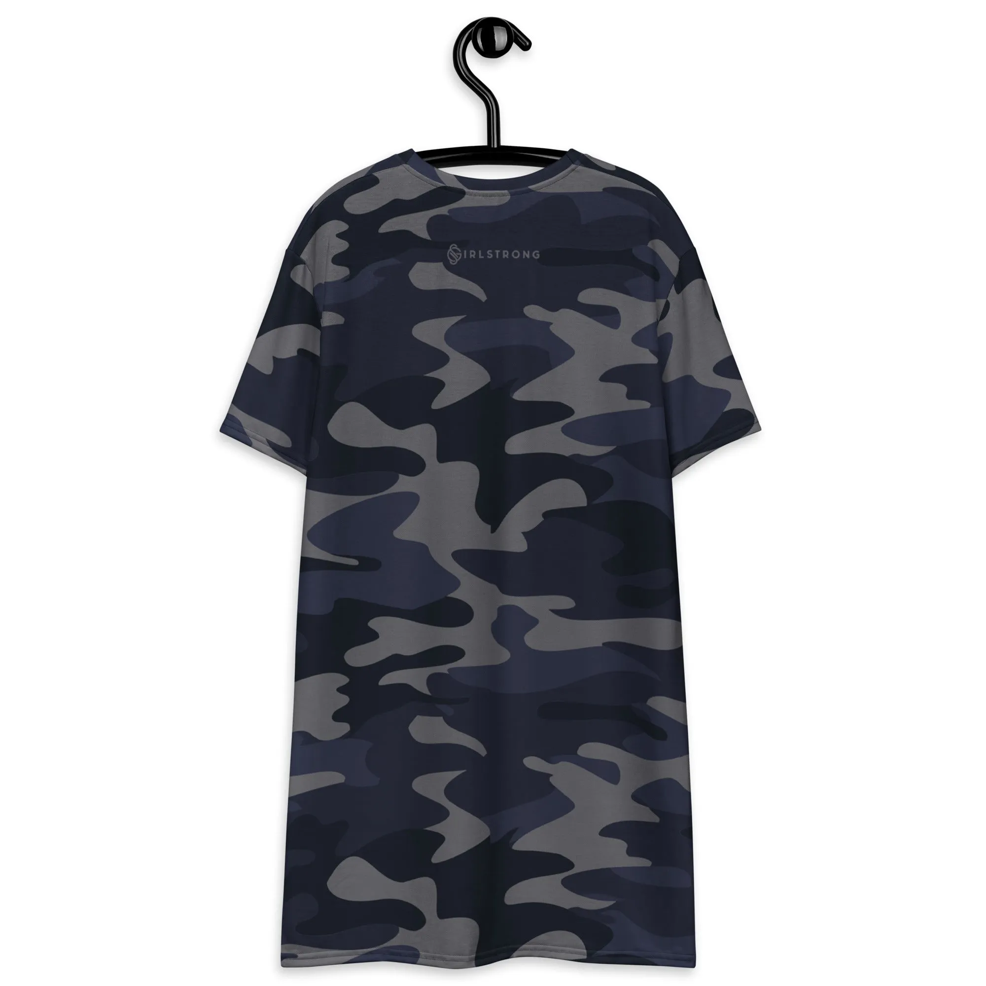 HOT SHOT, T-SHIRT DRESS NAVY CAMO