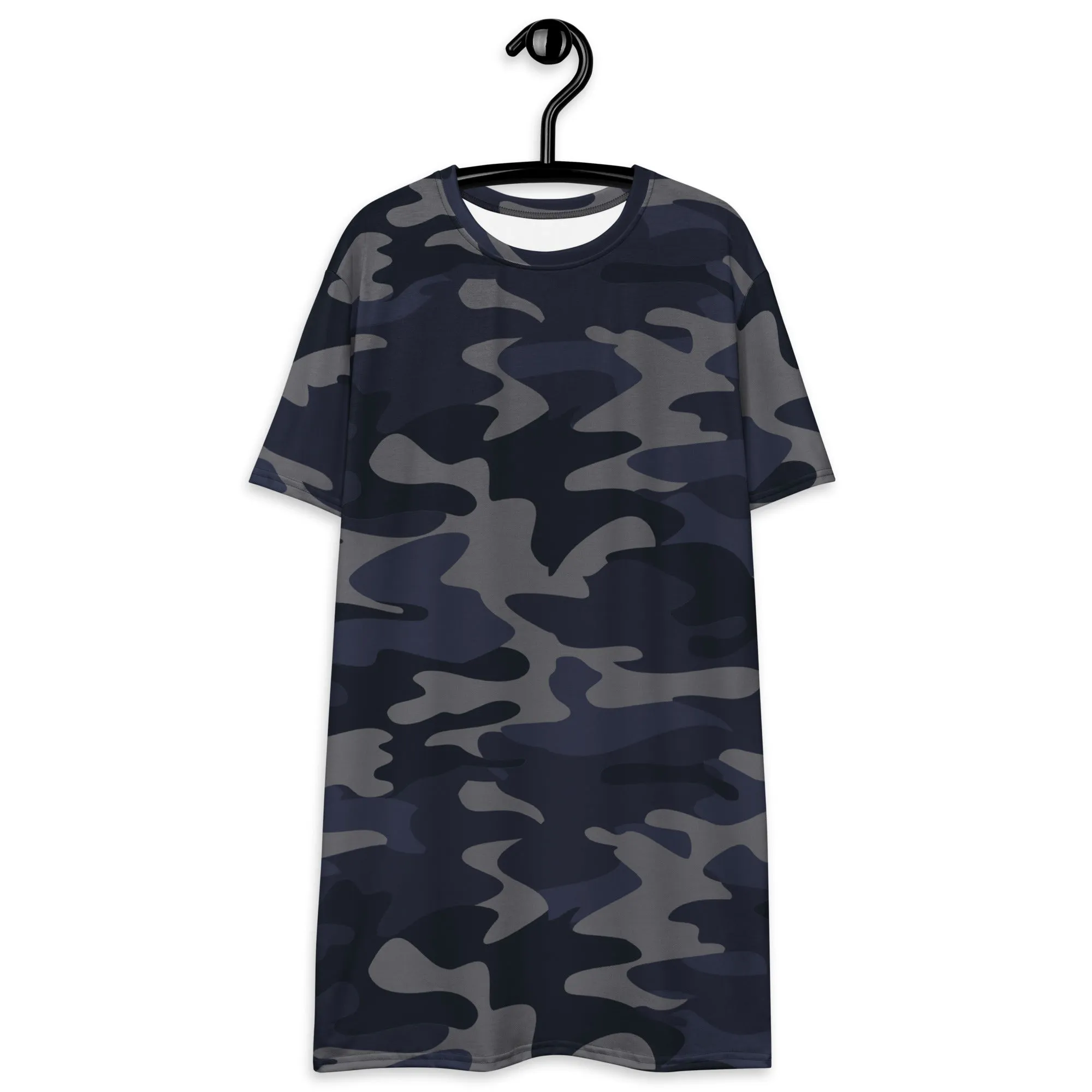 HOT SHOT, T-SHIRT DRESS NAVY CAMO