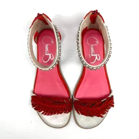 Izzy Red flat sandal