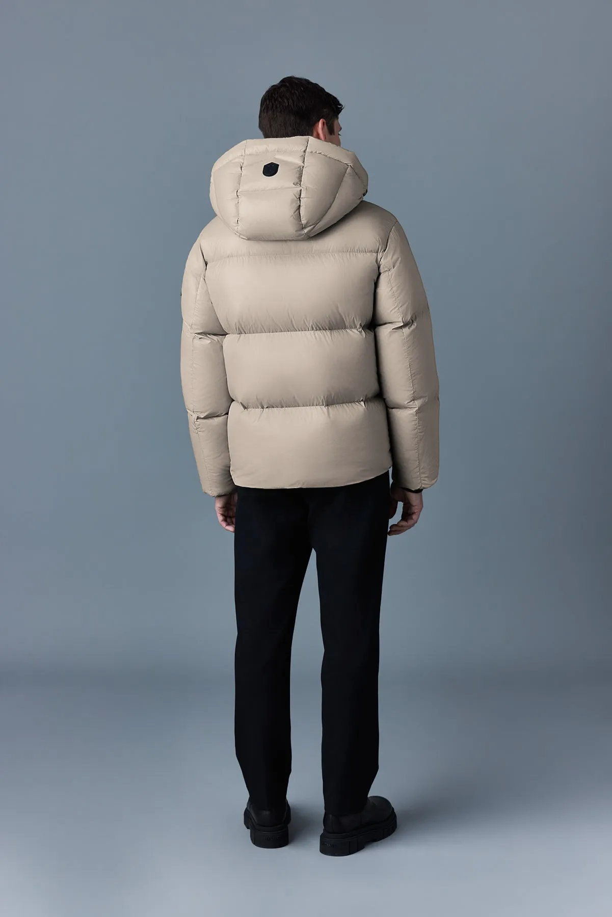 KENT-Z lustrous light down jacket with hood Trench