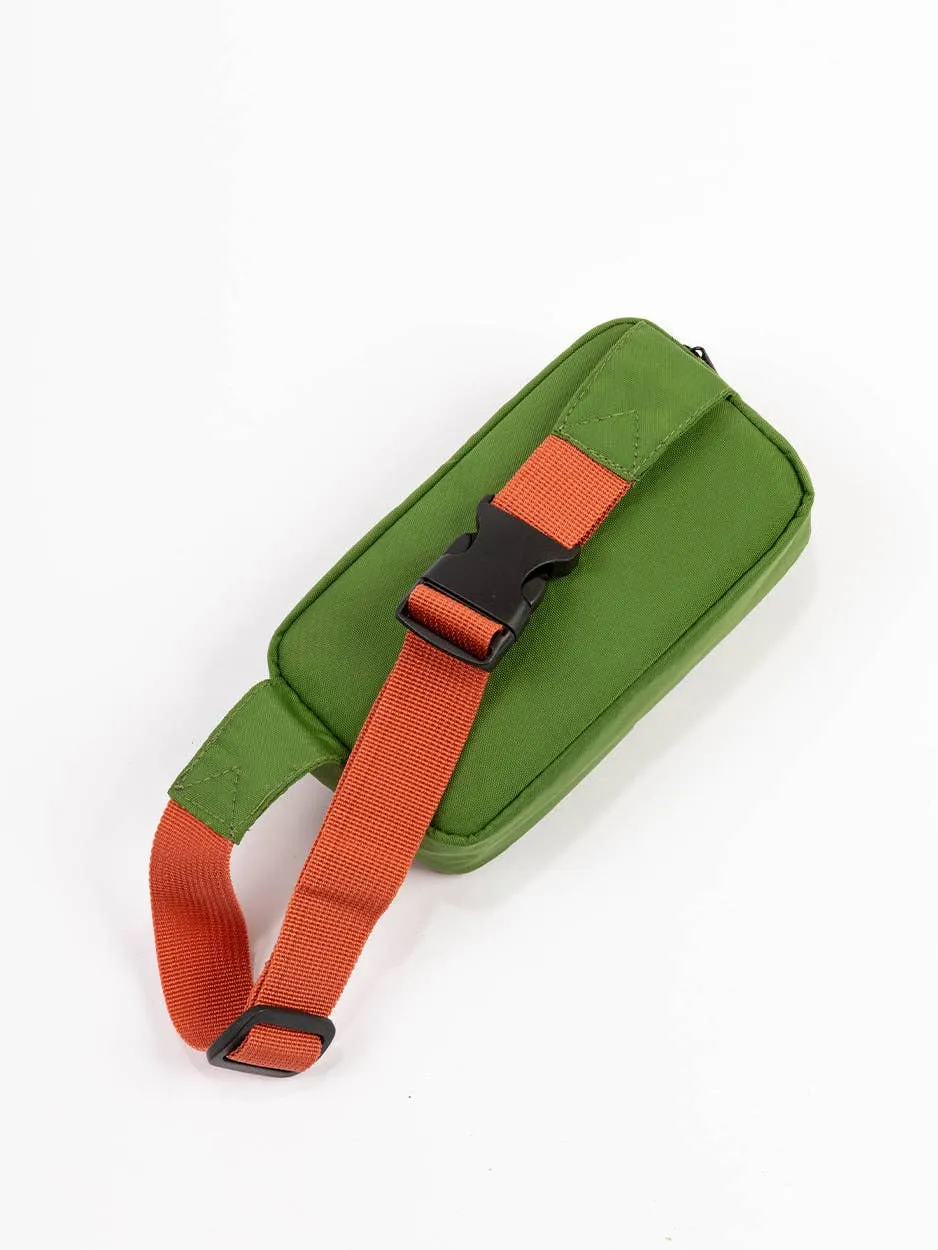 KNW03- Kids Fanny Pack | Moss/Clay