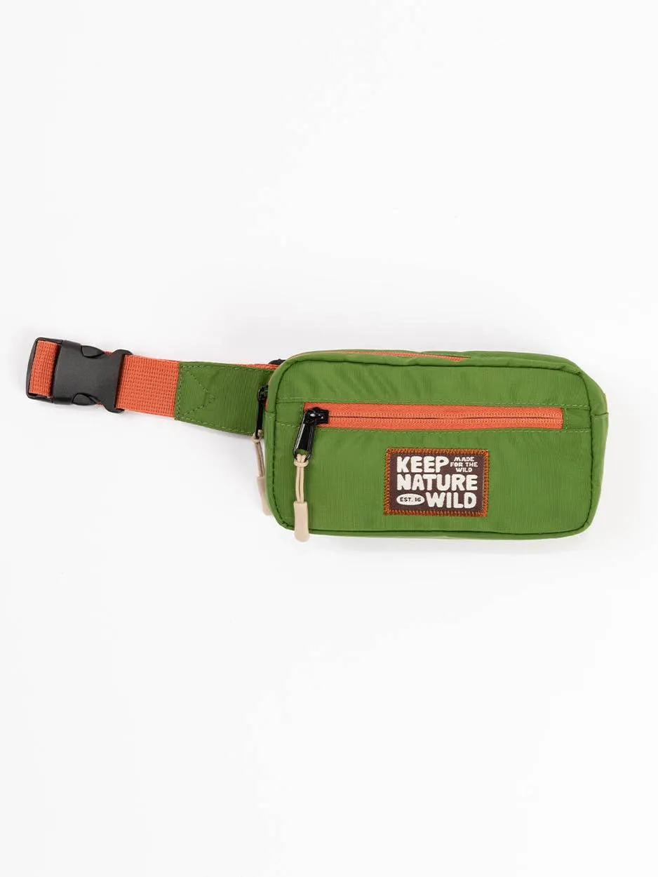 KNW03- Kids Fanny Pack | Moss/Clay