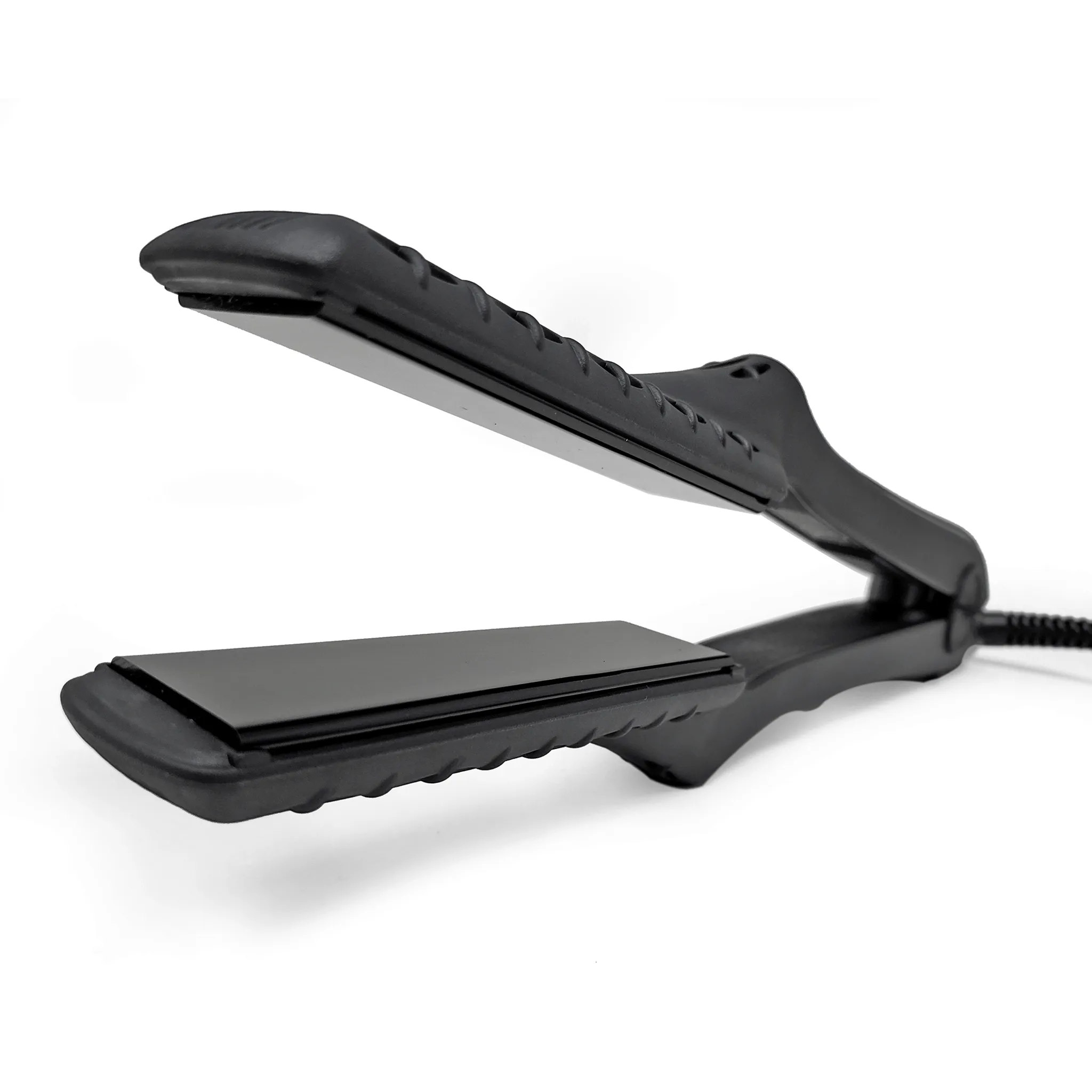 LED Black Titanium Flat Iron 1"