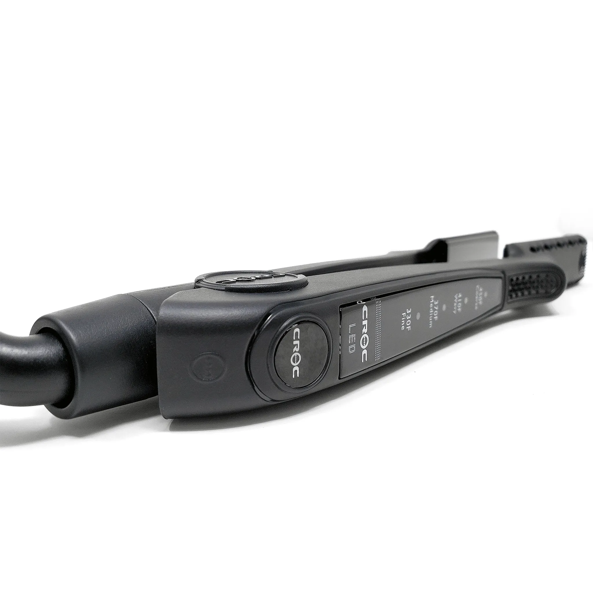 LED Black Titanium Flat Iron 1"