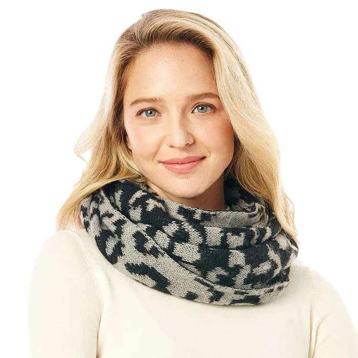 Leopard Print Infinity Scarf