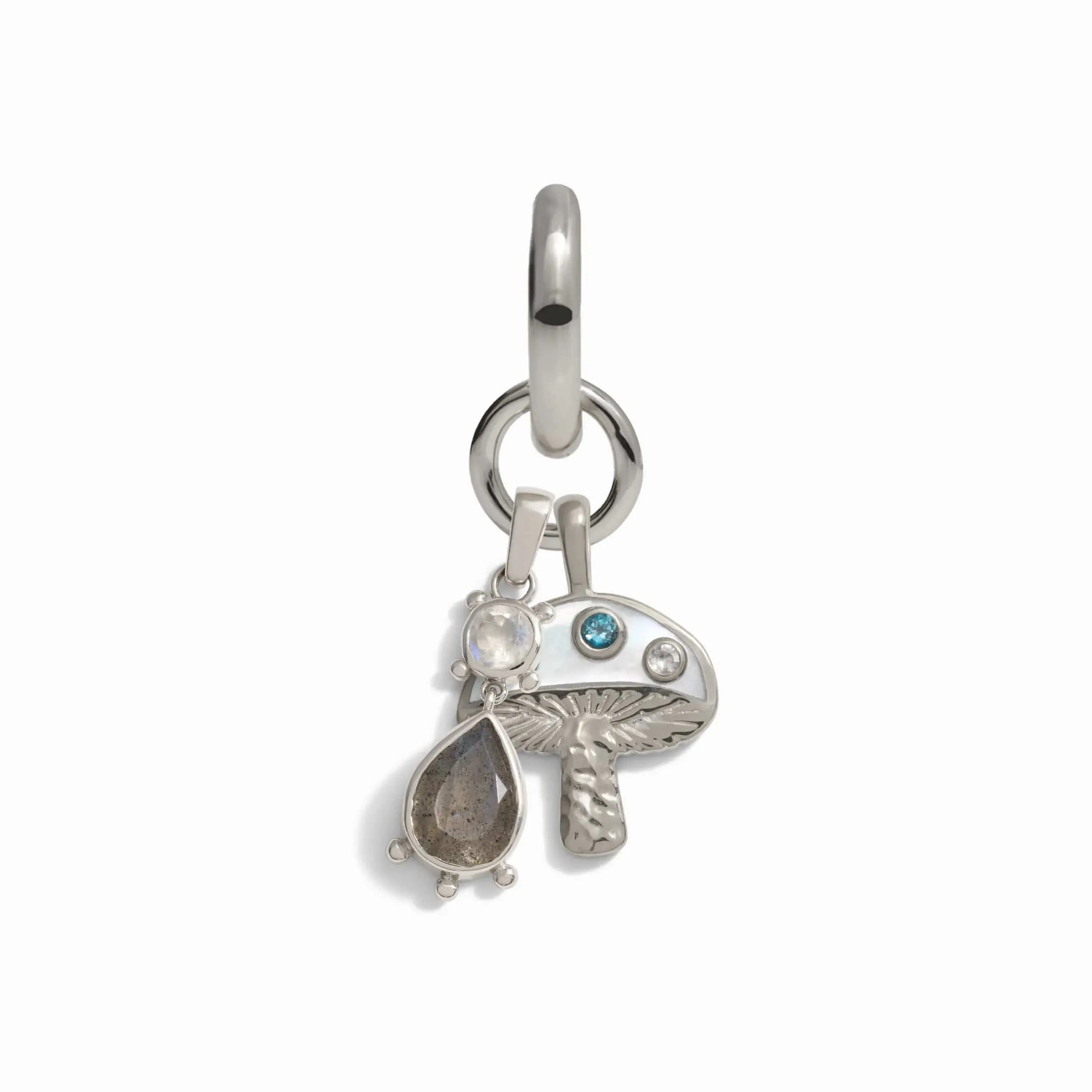 Magic Mushroom Single Charm Earring