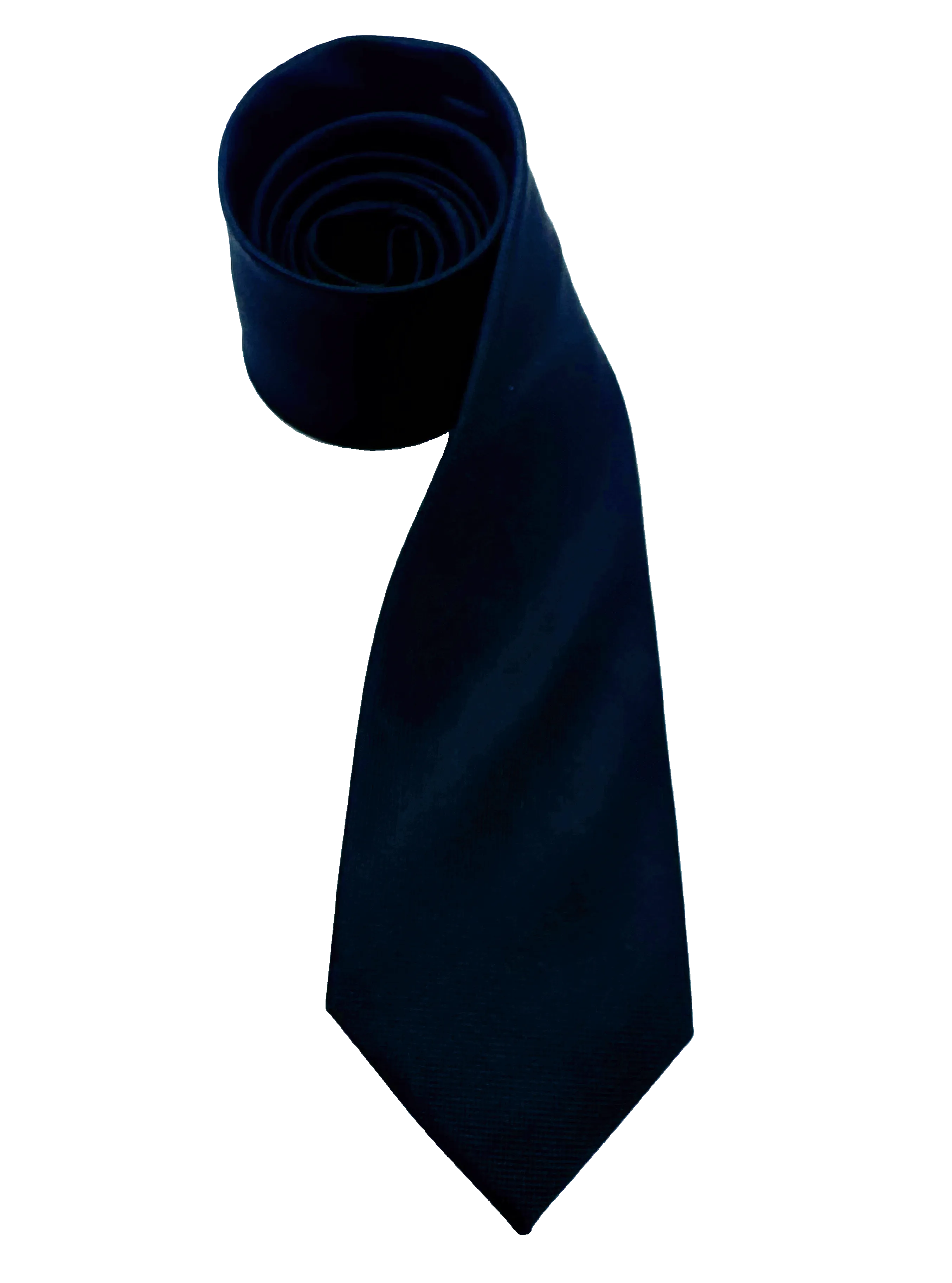 Navy Textured Silk Tie